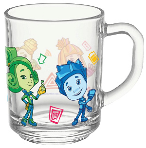 Набор детский посуды PRIORITY Фиксики №2 стекло 000000000001216548