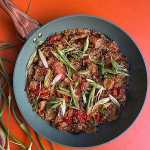 Сковорода 24см PHANTOM CHEF ручка soft touch индукция black 000000000001221190