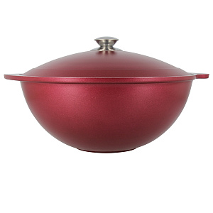 Казан для плова 6л KUKMARA бордо литой алюминий 000000000001113074