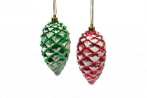 Н-р ДУ Шишки цв. 2шт 10х5х5см пл79172 000000000001179877