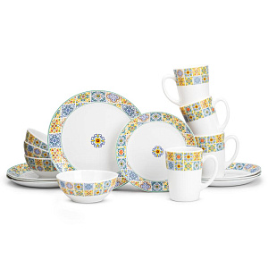 Набор столовой посуды 16 предметов FARFORELLE Мавритания стеклокерамика 000000000001218719