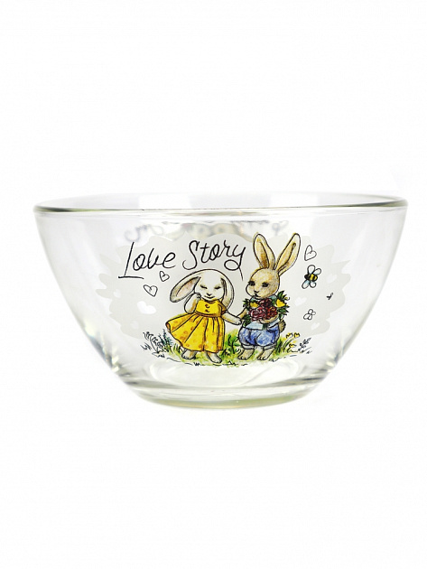 Набор детской посуды 3 предмета ND PLAY Кроль-Вилль Любовь в сердце стекло 000000000001217878
