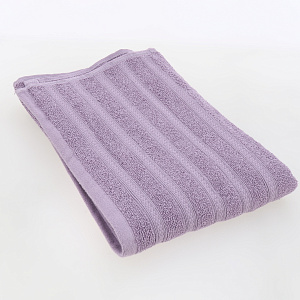 Полотенце махровое 70х130см LUCKY лиловое жаккард 100% хлопок 000000000001186903
