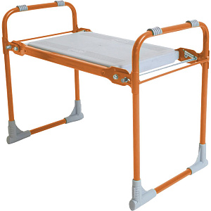 Скамейка садовая NIKA, оранжевый, металл/пластик, СК/О 000000000001198422