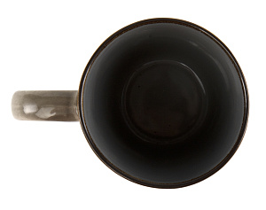 Кружка 440мл NINGBO Полосы бежевый глазурованная керамика 000000000001217603