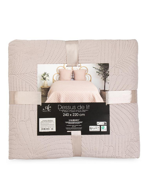 Покрывало 220х240см двустороннее в ассортименте микрофибра полиэстер 000000000001229208