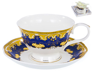 Чайная пара (чашка 220мл) BALSFORD Паллада Мерлин подарочная упаковка фарфор 000000000001193930