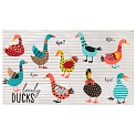 Полотенце кухонное Доляна Lovely Ducks 35х60см 100%хл 160г/м2 4136463 000000000001200816