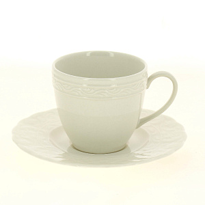BASAK Чайная пара, чашка 200мл недекорированная, костяной фарфор BNBSK02CT00 000000000001189450