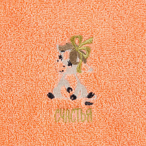 Набор полотенец "Телята" 30х60см-2шт, 100% хлопок 340г/м2, МИКС 5003912 000000000001202339