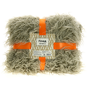 Плед150*200,ПЭ 100% лама сер.R020227 000000000001176129