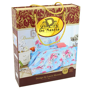 Комплект постельного белья Диана ДеНастия, 2 спальный, 2 наволочки 70x70 см, сатин 000000000001116695