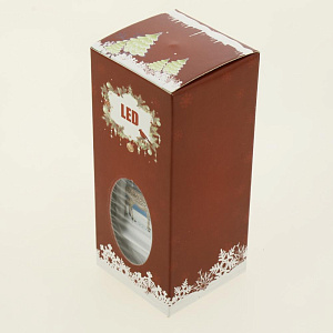 Фигура светодиодная 1LED 13х5,5х5,5см Фонарь белый Олень в лесу НГ батарейки 3хLR44 теплый белый 000000000001208796