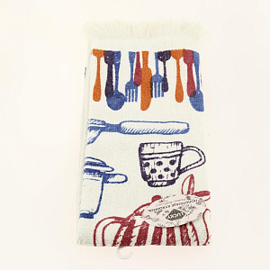 Полотенце кухонное махровое принт 40х60см 100%хл микс принтов Турция 000000000001194275