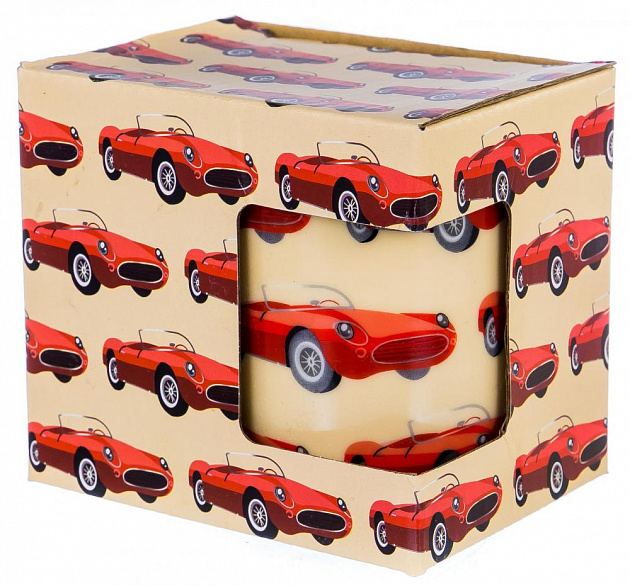 Кружка 350мл OLAFF Красное авто подарочная упаковка фарфор 000000000001184079