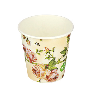 Набор одноразовых стаканов Чайная роза Европак Трейд, 250мл, 6 шт. 000000000001144340