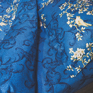 Комплект постельного белья 1,5спальное DE'NASTIA Сатин Сонет 50x70см-2шт C010406 000000000001123877