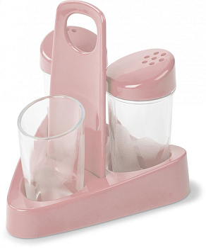 Набор для специй 10,8x10,5x11,6см MARTIKA Люмици розовый пластик 000000000001211069