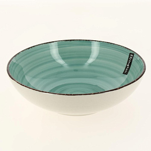 Тарелка суповая 18см 540мл ELRINGTON АЭРОГРАФ Изумруд керамика 139-23087 000000000001200768