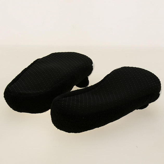 Туфли домашние (тапки) Животные флис черный/белый р.39-40 100%пэ J000056(39-40) 000000000001187760