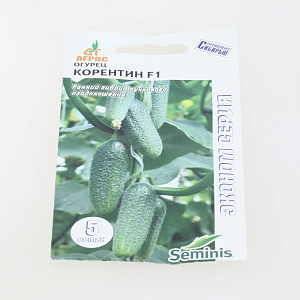 Семена Огурец 5шт АГРОС Корентин F1 ЭКОНОМ 000000000001210131