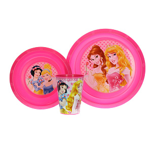 Набор посуды Принцессы Disney, 3 предмета 000000000001127680
