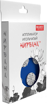 Массажер медицинский 12x2x16см BRADEX НИРВАНА игольчатый аппликатор ТУ 32.50.21-001-76456205-2020 ABS-пластик хлопок 000000000001210486