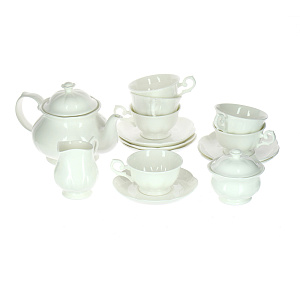 Чайный сервиз White Royal Porcelain Public, 17 предметов 000000000001124163