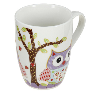 Кружка 350мл Совы M020167/R030020 фарфор 000000000001168121