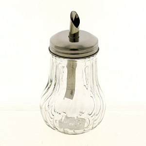 Сахарница с дозатором стекл, мет. R010335/1 000000000001185619