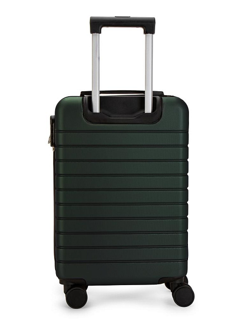 Чемодан на колесах S (49х35х20см) business зеленый ABS 000000000001231063