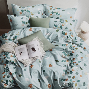 КПБ 2сп Любовь и жизнь, бязь, 100% хлопок, плотность 125гр, (наволочки 2шт 70*70, простынь 215*200, пододеяльник215*175) арт.815/2сп 000000000001201979