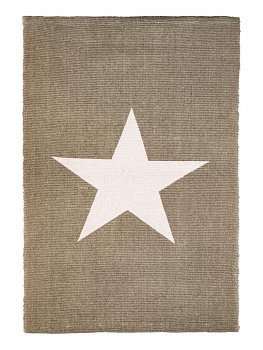 Коврик универсальный 60х90 LUCKY ЗВЕЗДА тканный лиловый хлопок 000000000001225676