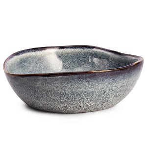 Салатник 18см Агат голубой глазурованная керамика 000000000001217661