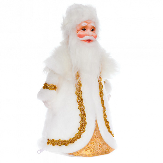 Кукла-упаковка Дед Мороз 40см БИРЮСИНКА белый ПВХ/полиэстер 000000000001207674