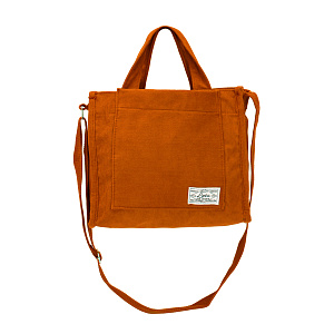 Сумка женская 26x23x10см терракот вельвет/полиэстер 000000000001221749