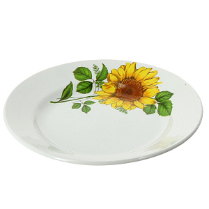 Мелкая тарелка Подсолнух Кубаньфарфор, 17.5 см 000000000001003997