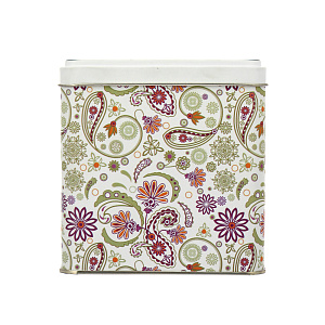 Банка для сыпучих продуктов 600мл НОВЫЙ АРГУМЕНТ Бута белая жестяная 000000000001102867