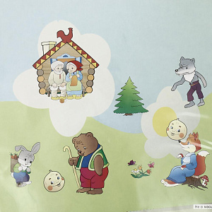 Стикеры Колобок Room Decoration 000000000001127335