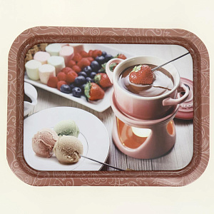 Поднос 33,2x25,8см НОВЫЙ АРГУМЕНТ Сладости прямоугольный жестяной 000000000001153184