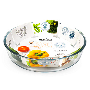 Форма для запекания 2,1л MATISSA круглая боросиликатное стекло 000000000001220443