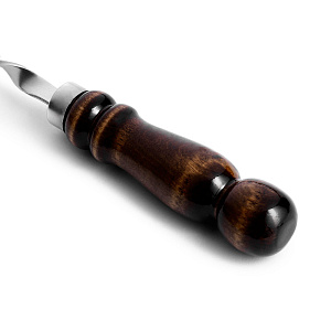 Шампур для шашлыка 60см (±)2см Шар малый с деревянной лакированная ручкой нержавеющая сталь 000000000001211084