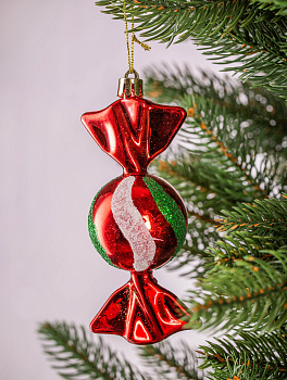 Декоративное украшение Конфетка круглая 12см 2шт MANDARIN пластик 000000000001209389