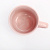 Кружка 400мл розовый глазурованная керамика CS041-3PINK 000000000001213884