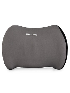 Подушка 41х29см для спины серая с эффектом памяти пена полиэстер 000000000001228541