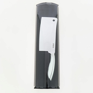 Нож-топорик кухонный 17,7см DE'NASTIA белая ручка нержавеющая сталь/пластик 000000000001210800