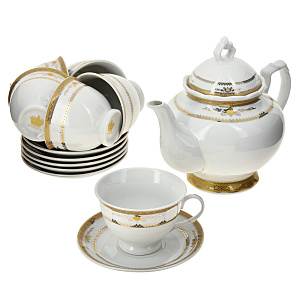 Чайный набор Золото Olaff, 13 предметов 000000000001170922