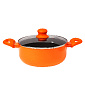 Кастрюля 4л SERVITTA Siesta оранжевый алюминий