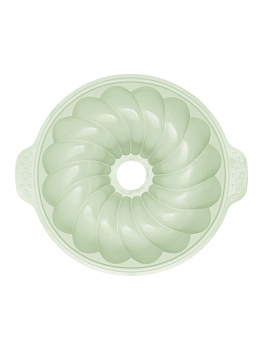 Форма для выпечки 28x6,5см DE'NASTIA с отверстием мятный силикон 000000000001219665