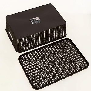 Корзина для хранения 35х24х11см ПОСУДА ЦЕНТР коричневый 000000000001177326